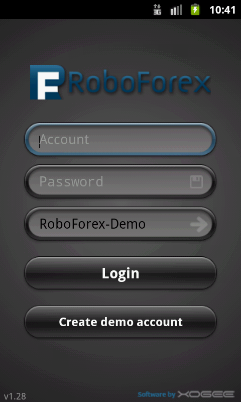 Android Trader How to Login