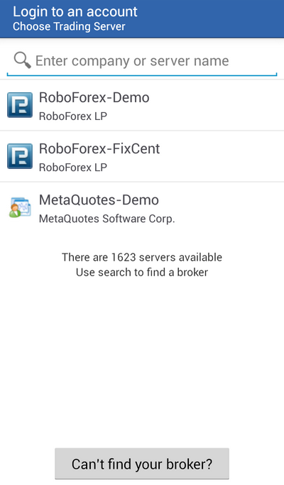 how to open demo account in metatrader 4 for android